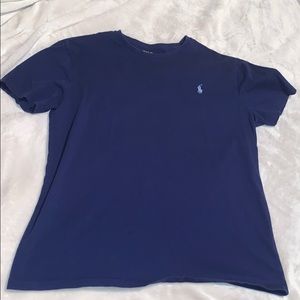 men’s medium blue polo